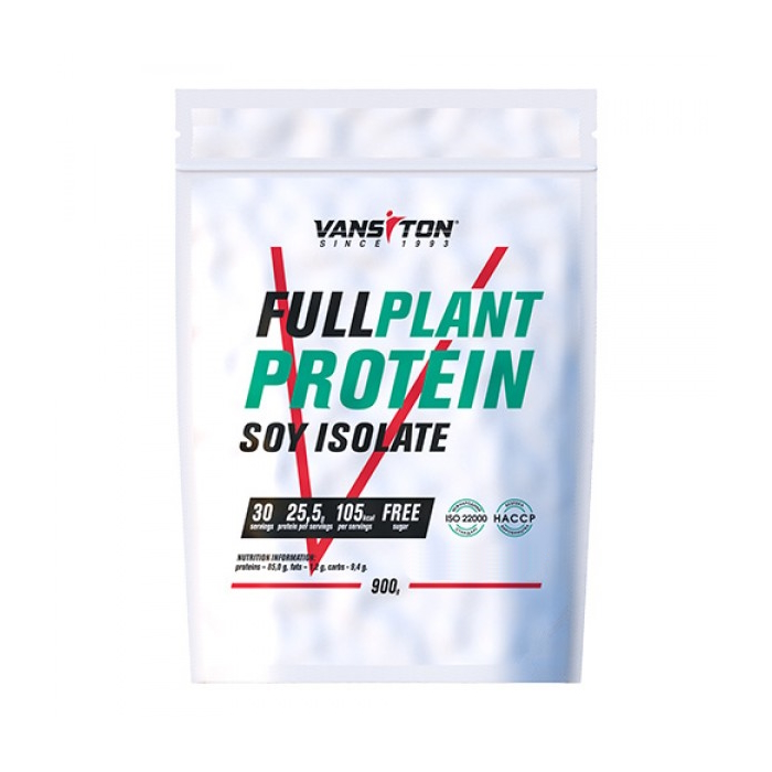Ізолят соєвого білка Vansiton Full Plant Protein, 900 грам