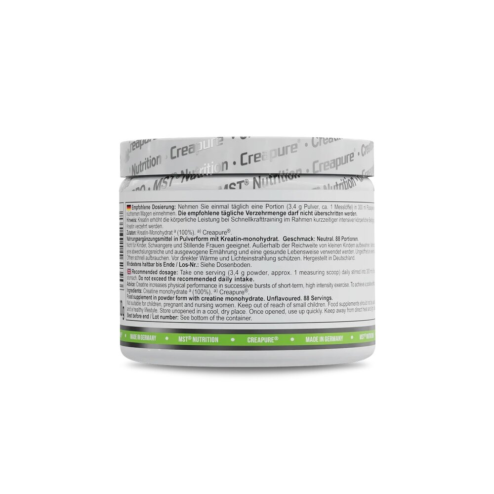 Креатин креапур MST Nutrition Creatine PRO Creapure, 300 грамм для роста мышц. Фото 3