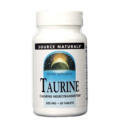 Таурін Source Naturals Taurine, 60 таблеток