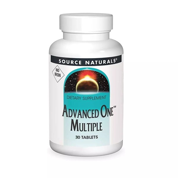 Комплекс вітамінів і мінералів Source Naturals Advanced One Multiple No Iron, 30 таблеток без заліза