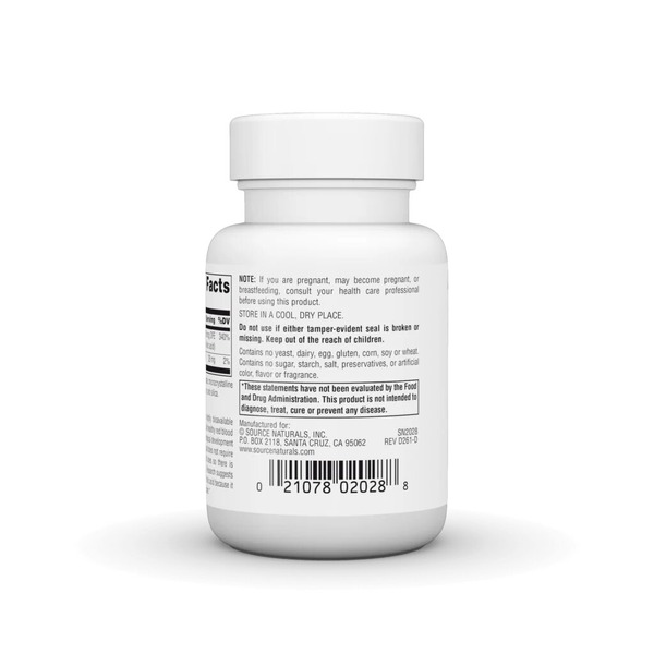 Біоактивна фоліева кіслота Source Naturals MegaFolinic 800 mg, 120 таблеток для підтримки серця. Фото 3