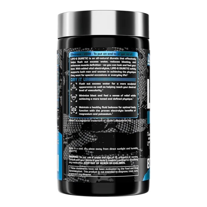 Діуретик Nutrex Research Lipo-6 Diuretic, 80 капсул. Фото 2