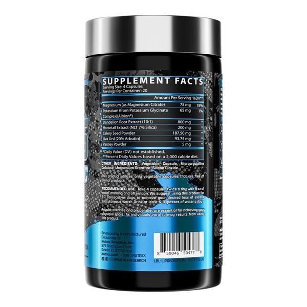 Діуретик Nutrex Research Lipo-6 Diuretic, 80 капсул. Фото 3