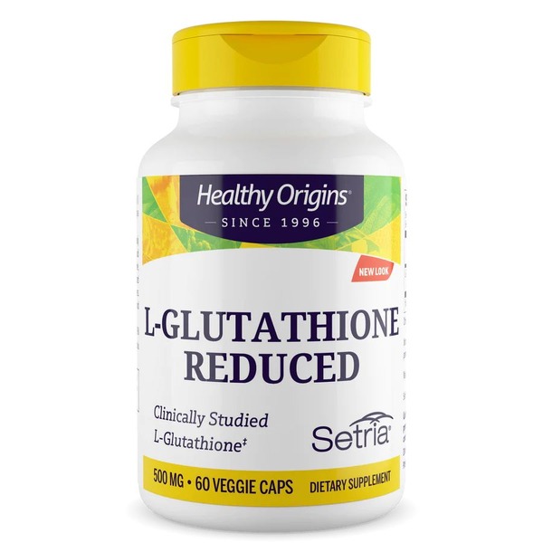 Зменшений L-глутатіон Healthy Origins -Glutathione Reduced 500 mg, 60 вегакапсул