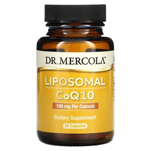 Коэнзим Q10 Dr. Mercola Liposomal CoQ10 100 mg, 30 капсул для поддержания сердца и мозга