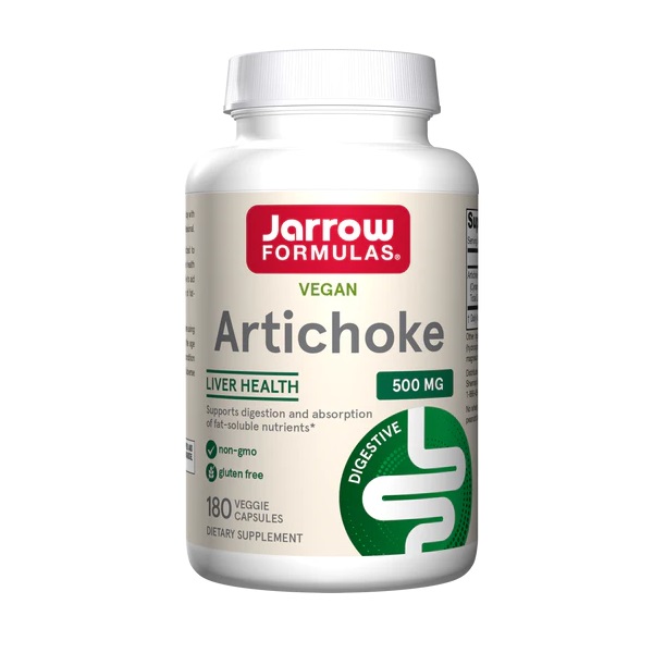 Екстракт артишоку Jarrow Formulas Artichoke 500 mg, 180 вегакапсул для підтримки травної системи