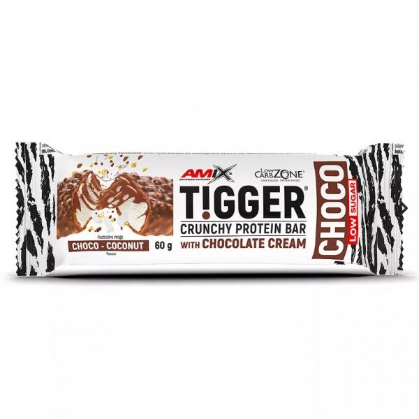 Батончик AMIX Tigger Choco Crunchy Protein Bar, 60 грамм. Фото 3