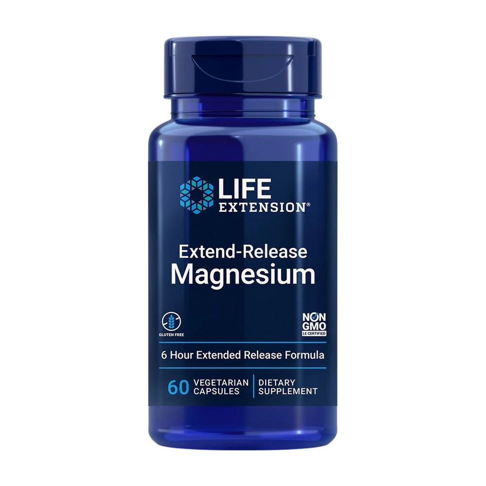 Оксид и цитрат магния Life Extension Magnesium Extend-Release, 60 вегакапсул