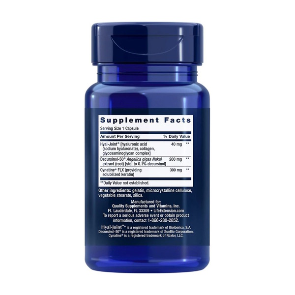 Препарат для суставов и связок Life Extension Fast-Acting Joint Formula, 30 капсул. Фото 2