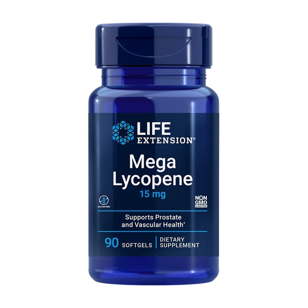 Лікопін Life Extension Mega Lycopene, 90 капсул