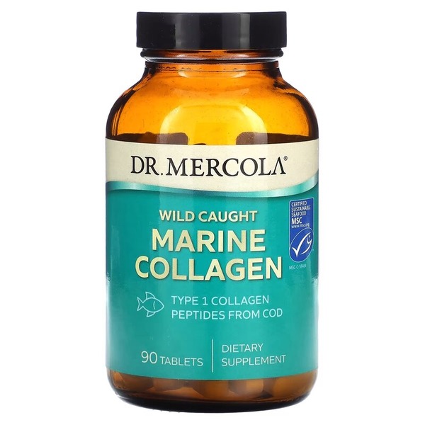 Морський колаген Dr. Mercola Wild Caught Marine Collagen, 90 таблеток