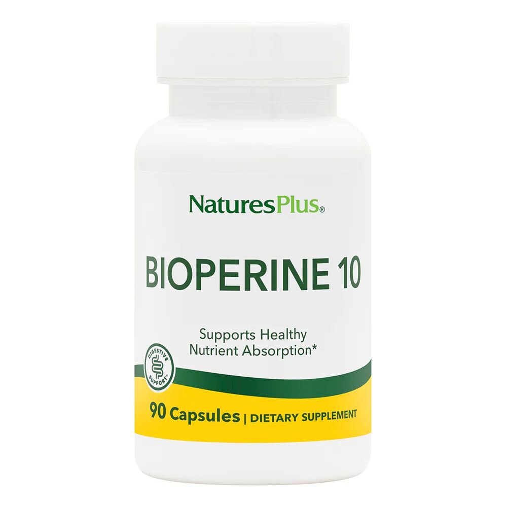 Біоперин Natures Plus Bioperine 10 mg, 90 капсул