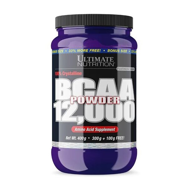 BCAA Ultimate Nutrition BCAA 12 000 Powder, 400 грамм