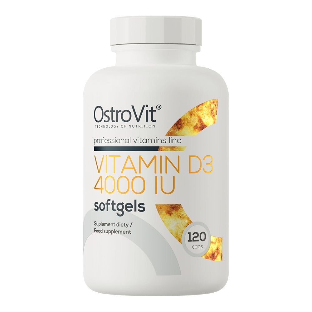 Витамин D3 OstroVit Vitamin D3 4000 IU, 120 капсул