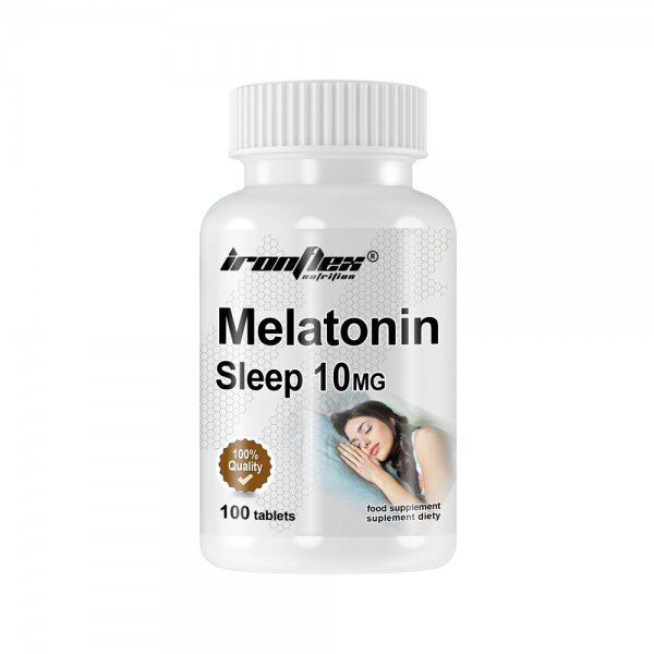 Мелатонін IronFlex Melatonin Sleep 10 mg, 100 таблеток для гарного сну