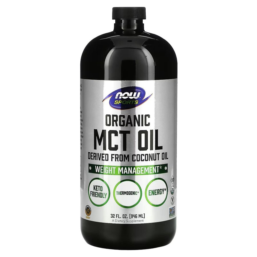 Органическое масло MCT NOW Sports Organic MCT Oil, 946 мл