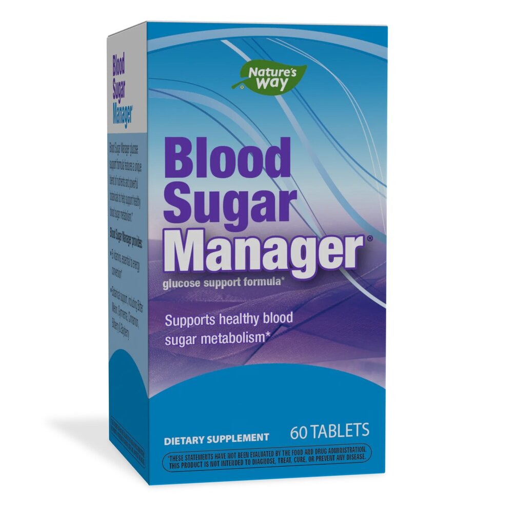Натуральна добавка Nature's Way Blood Sugar, 60 таблеток для підтримки цукру в крові