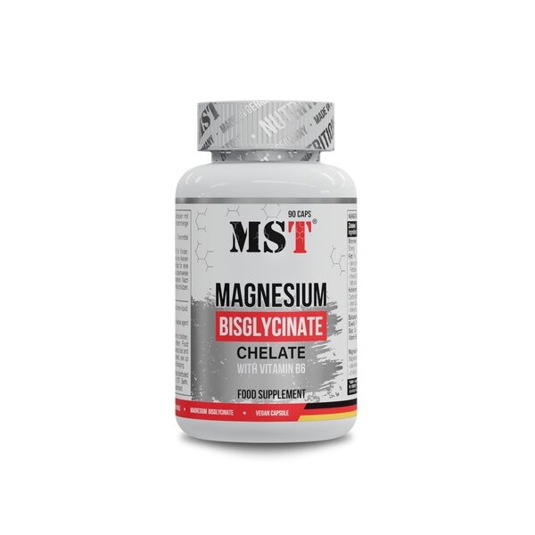 Хелат бісгліцинату магнію MST Nutrition Magnesium Bisglycinate, 90 капсул
