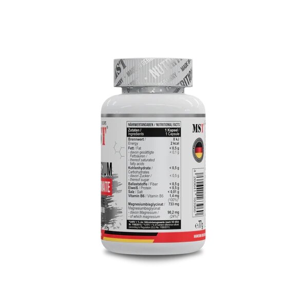 Хелат бісгліцинату магнію MST Nutrition Magnesium Bisglycinate, 90 капсул. Фото 2