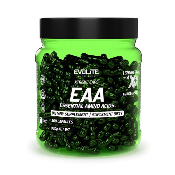 Амінокислота Evolite Nutrition EAA Xtreme, 300 капсул