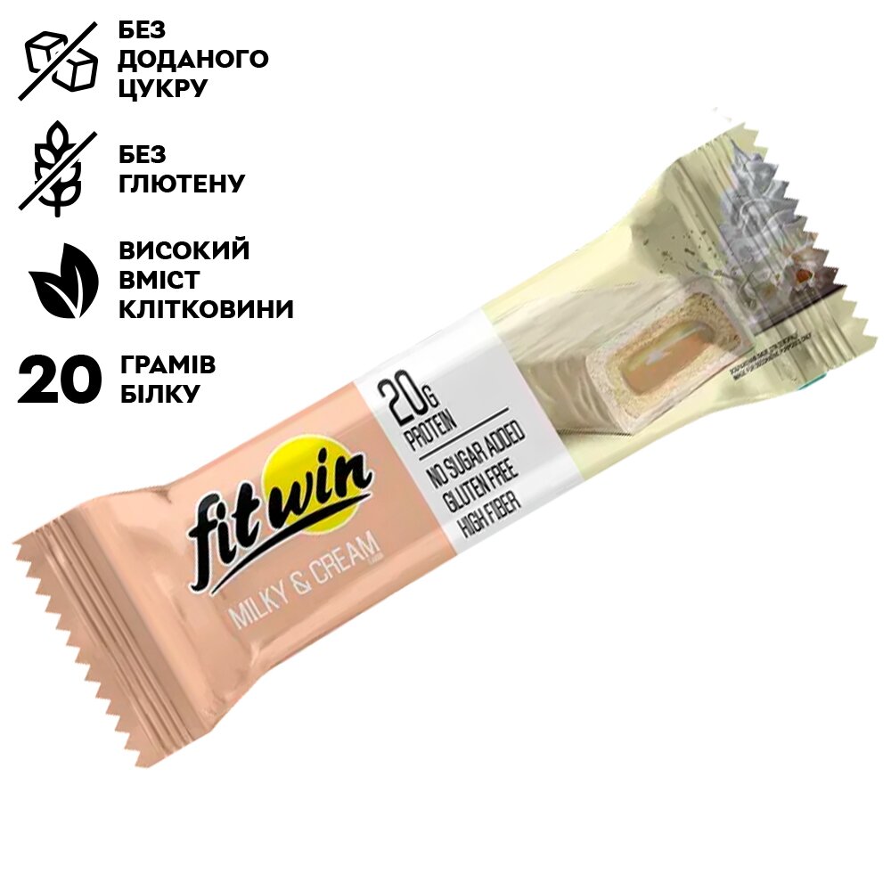 Протеиновый батончик FitWin Protein Bar 33%, 60 грамм. Фото 6