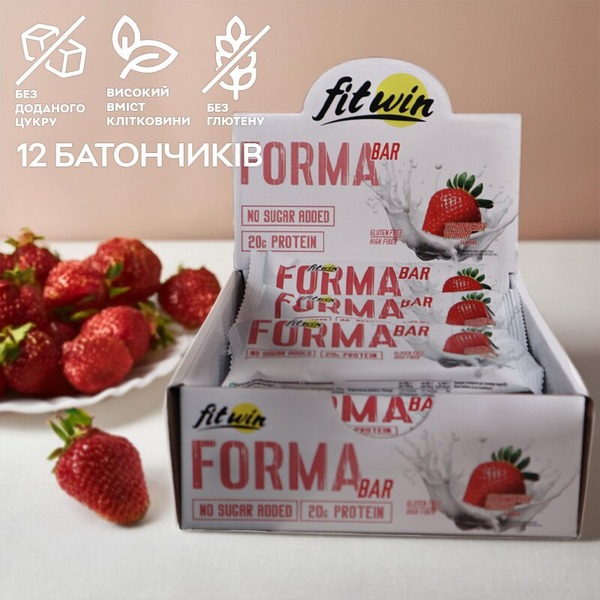 Батончик FitWin Forma Bar, 12x60 грамм