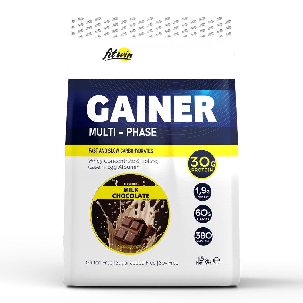 Гейнер FitWin Gainer Multi-Phase, 1.5 кг. Фото 4