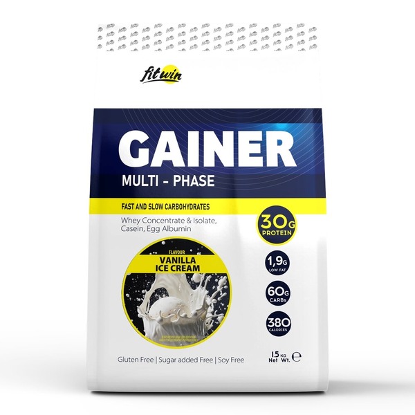 Гейнер FitWin Gainer Multi-Phase, 1.5 кг. Фото 2