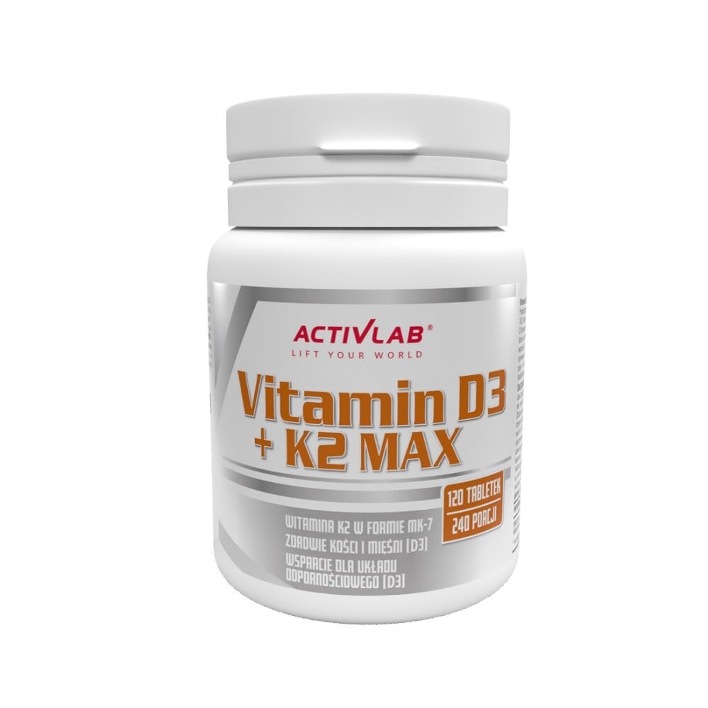 Витамины и минералы ActivLab Vitamin D3+K2 Max