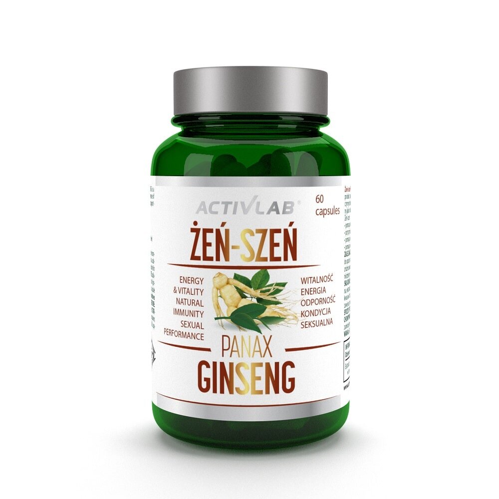 Натуральна добавка ActivLab Panax Ginseng, 60 капсул