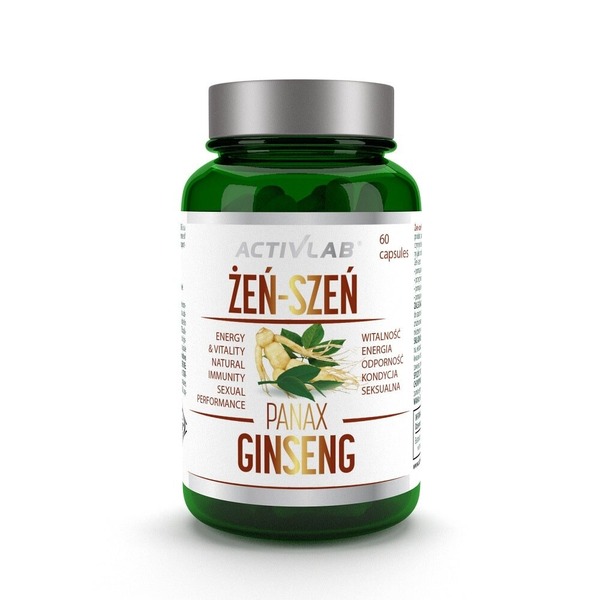 Натуральна добавка ActivLab Panax Ginseng, 60 капсул