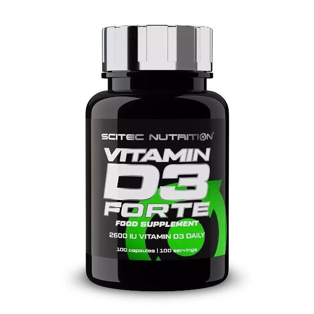 Витамин D3 Scitec Nutrition Vitamin D3 Forte, 100 капсул