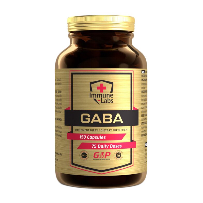 Гамма-аміномасляна кислота Immune-Labs Gaba, 150 капсул для підтримки мозку