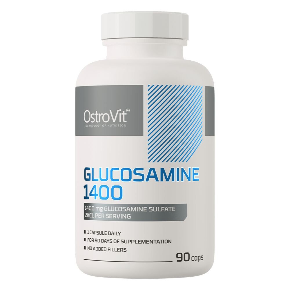 Хондропротектор OstroVit Glucosamine 1400, 90 капсул