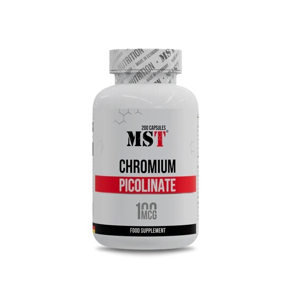 Витамины и минералы MST Nutrition Chromium Picolinate, 200 капсул