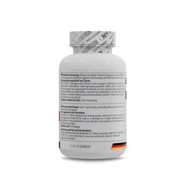 Витамины и минералы MST Nutrition Chromium Picolinate, 200 капсул. Фото 3