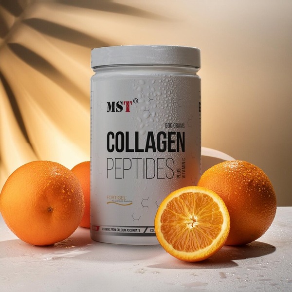 Препарат для суставов и связок MST Nutrition Collagen Peptides + Fortigel, 500 грамм. Фото 4
