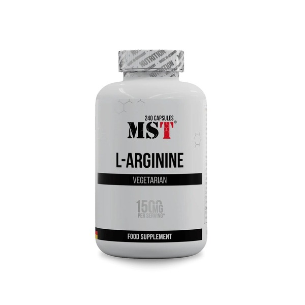 Амінокислота MST Nutrition L-Arginine 240 капсул