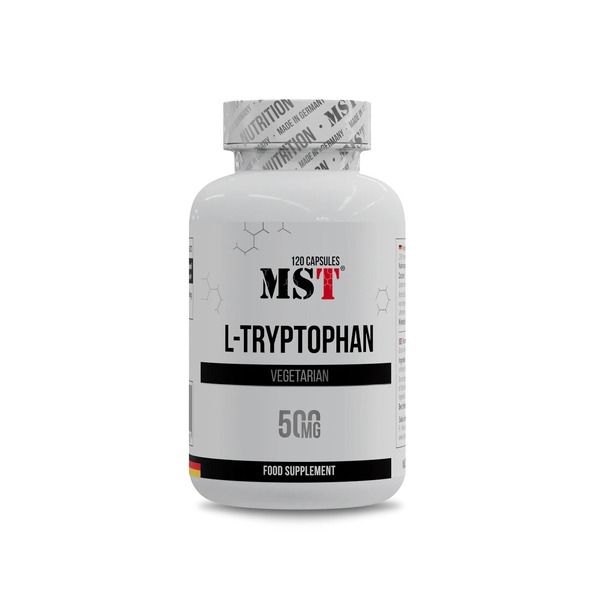 Амінокислота MST Nutrition L-Tryptophan 500 mg, 120 капсул