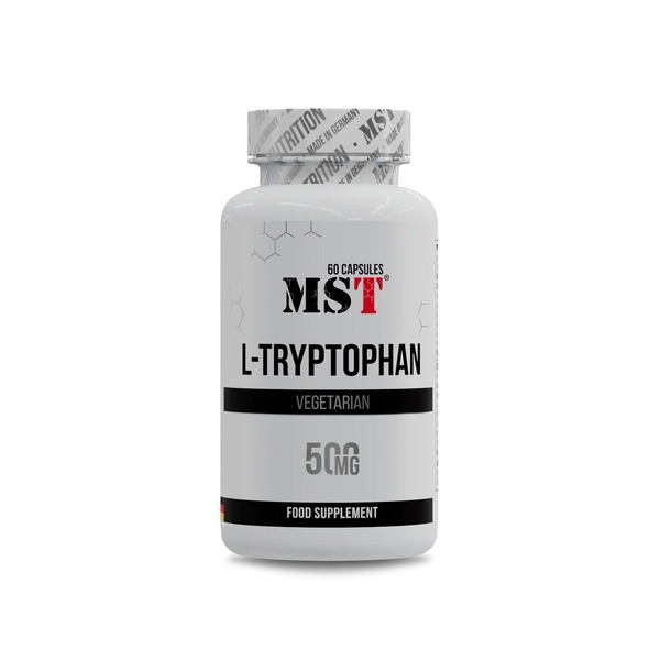 Амінокислота MST Nutrition L-Tryptophan 500 mg, 60 капсул